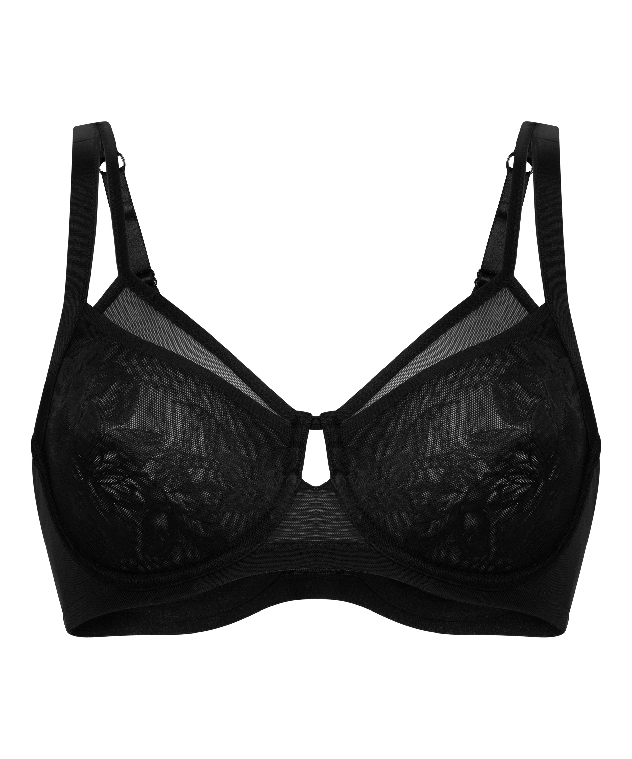 Biustonosz minimalizujący na fiszbinach, bez usztywnień Jocelyn, Zielony, main