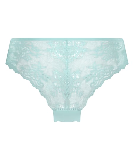 Brazyliany Lace Back, Niebieski