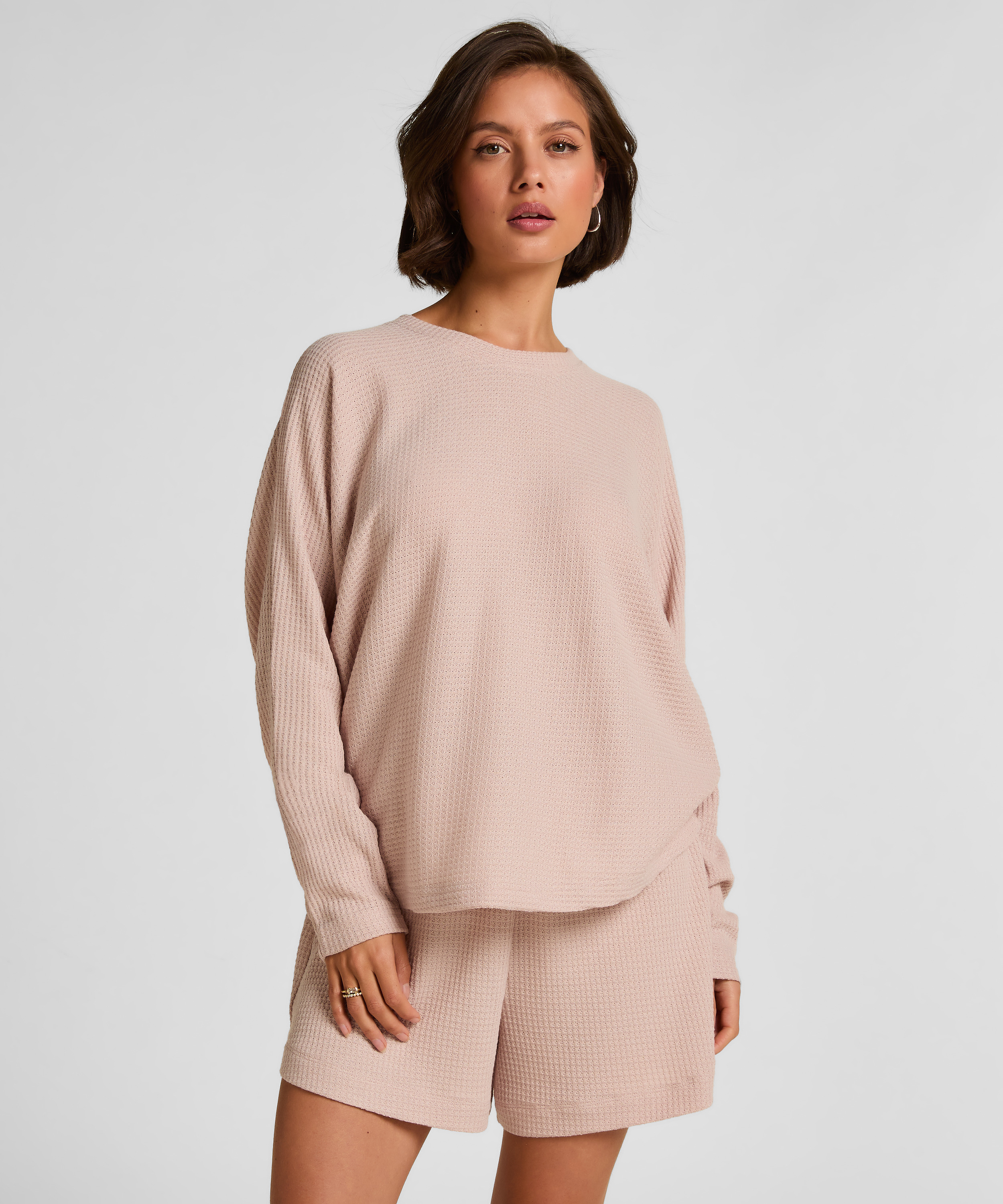 Short Waffle Sloane, Beżowy, main