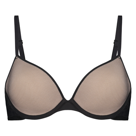 Kylie Padded Underwired Bra, Czarny