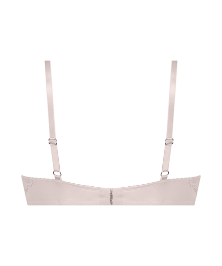 Biustonosz usztywniany z fiszbinami Andrea, R&oacute;żowy