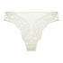 Majtki brazylijskie z wysokim wycięciem Harmony, Biały