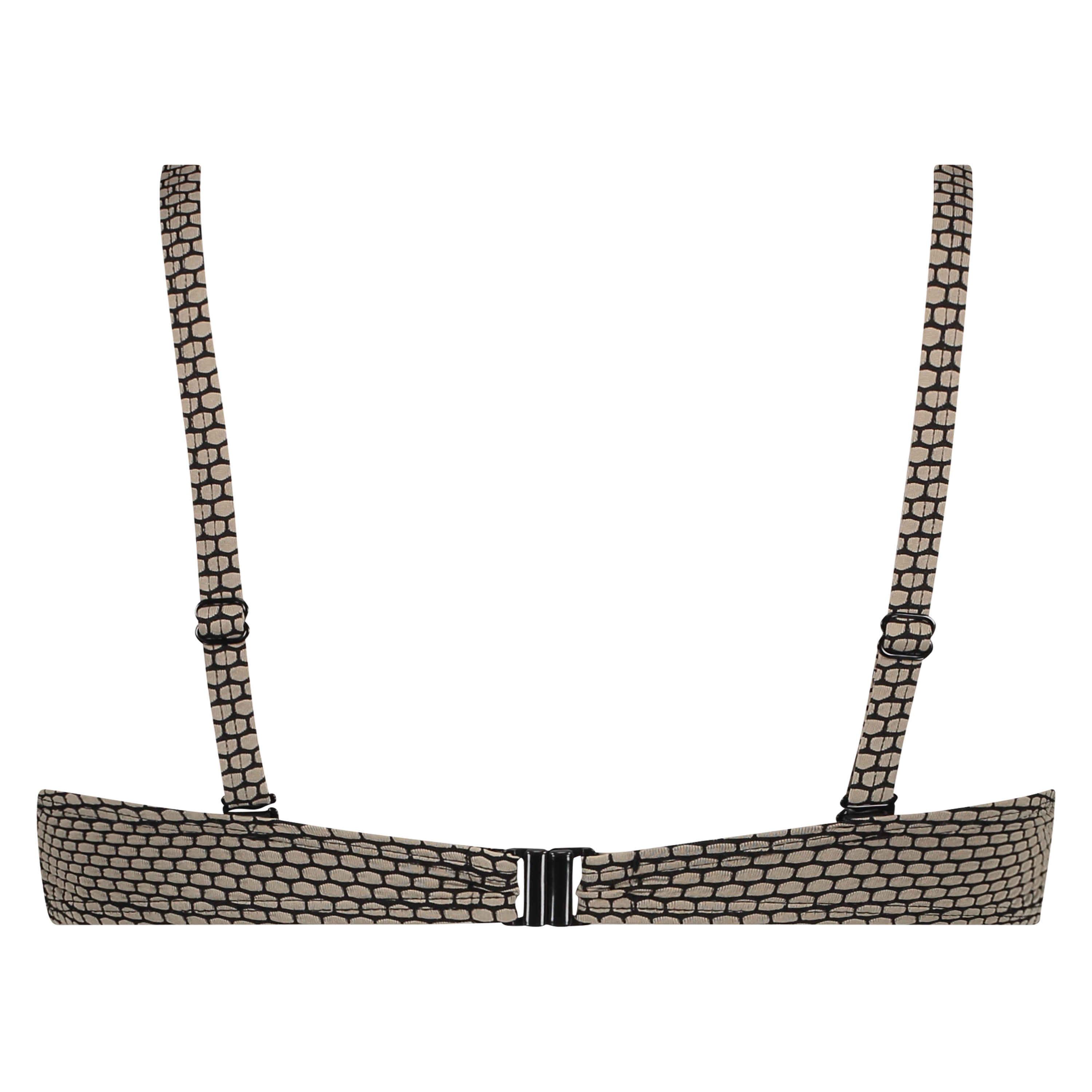 Fango bandeau bikini top, Brązowy, main