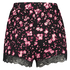 Jersey High Waist Shorts, Czarny
