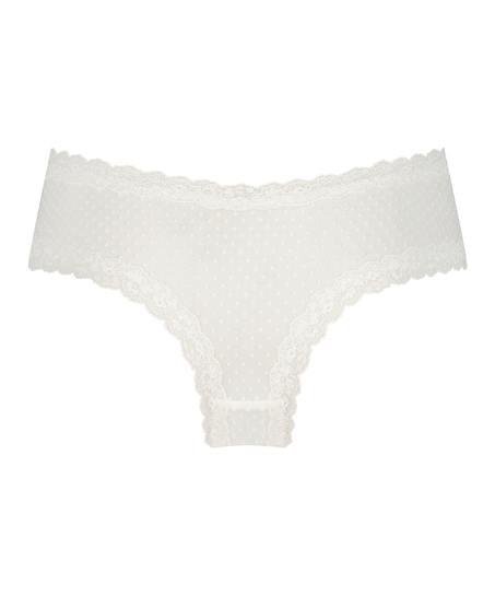 Brazyliany V-shape Mesh, Biały