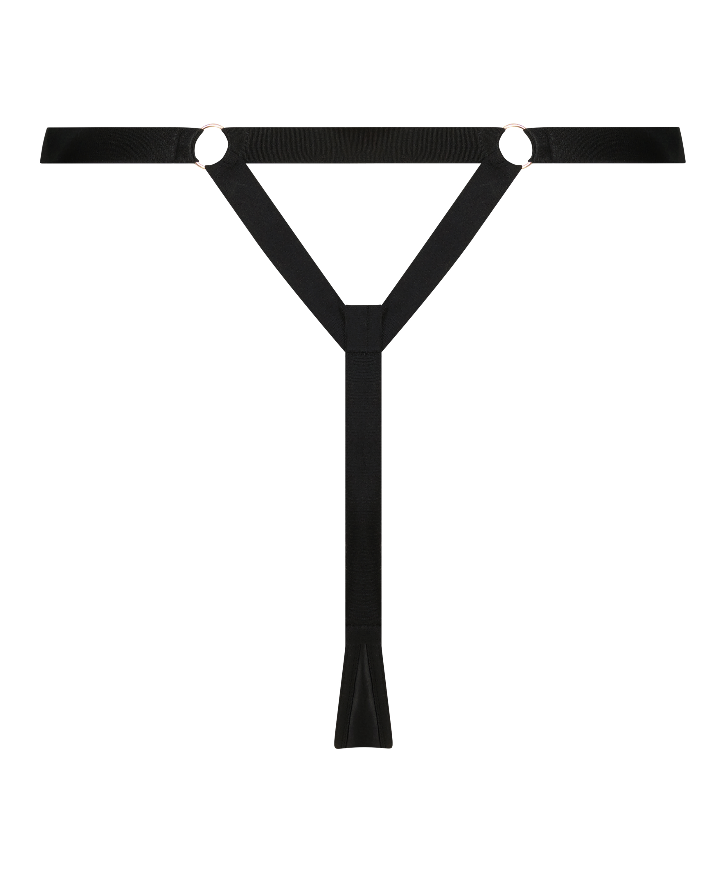 Stringi z wysokim wycięciem Tara, Czarny, main