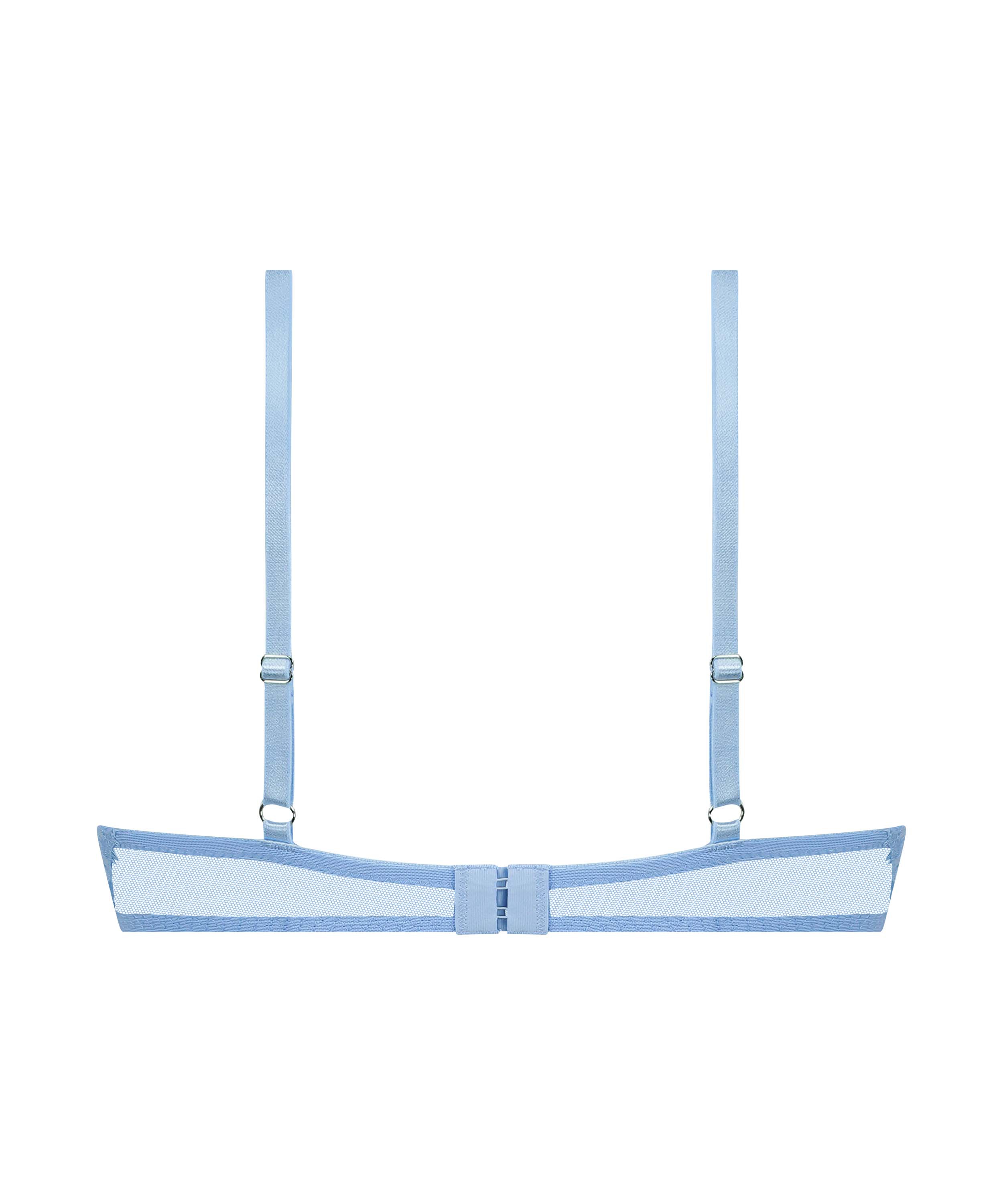 Usztywniony biustonosz push-up z fiszbinami Isabella, Niebieski, main