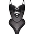 High Waisted Brazilian Miri, Czarny