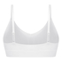 Tr&oacute;jkątny biustonosz bralette Dide, Biały