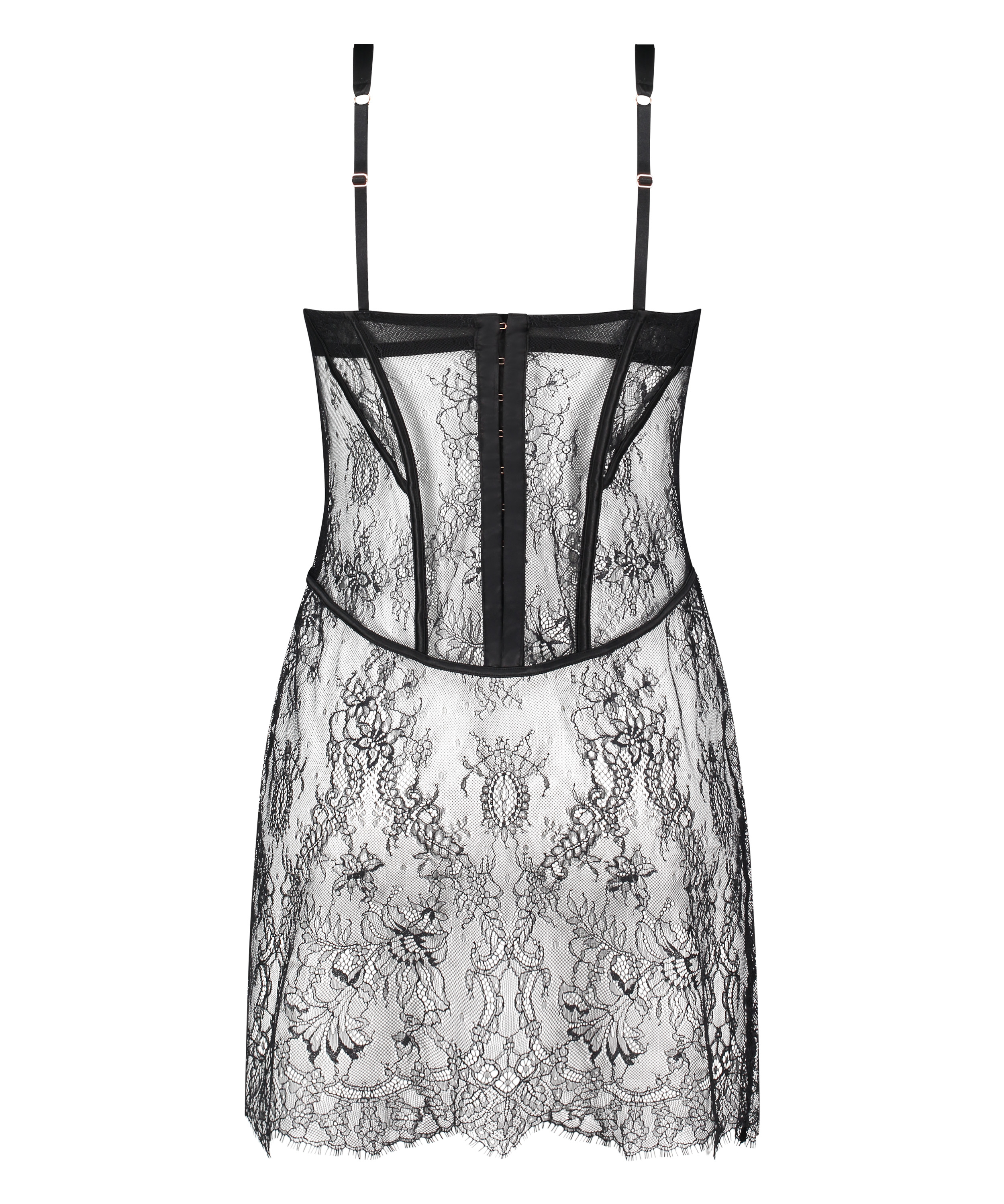 Halka Lace Camille, Czarny, main