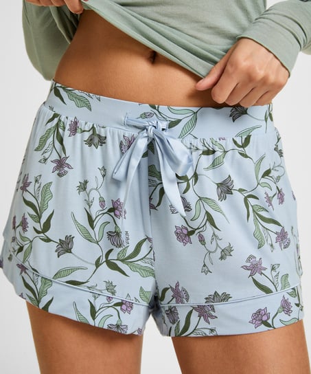 Dżersejowe szorty, Niebieski