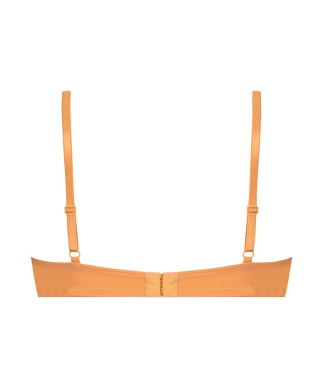 ﻿Biustonosz usztywniany z fiszbinami Plunge, Pomarańczowy