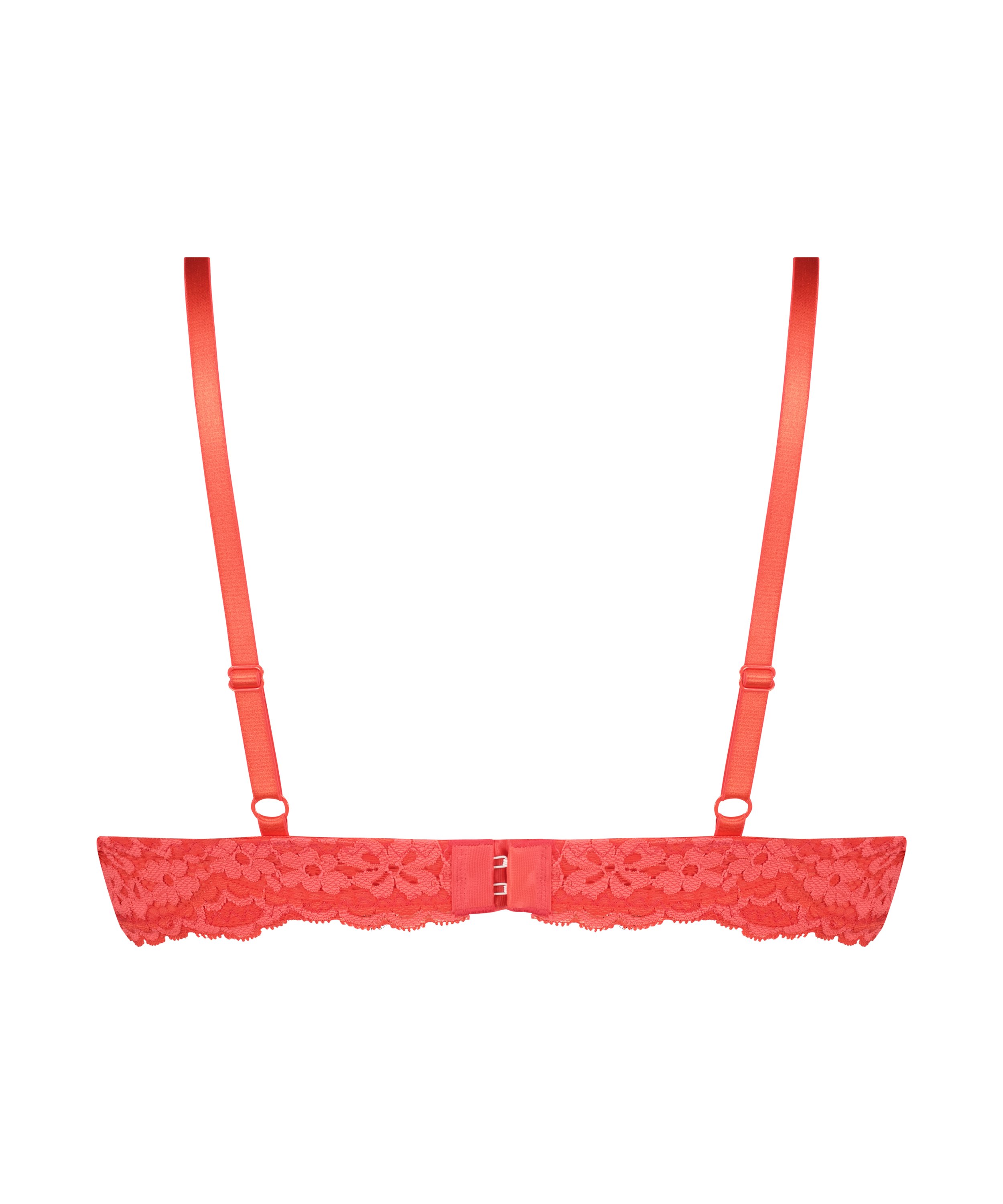 Nieusztywniany biustonosz z fiszbinami Rose, Czerwony, main