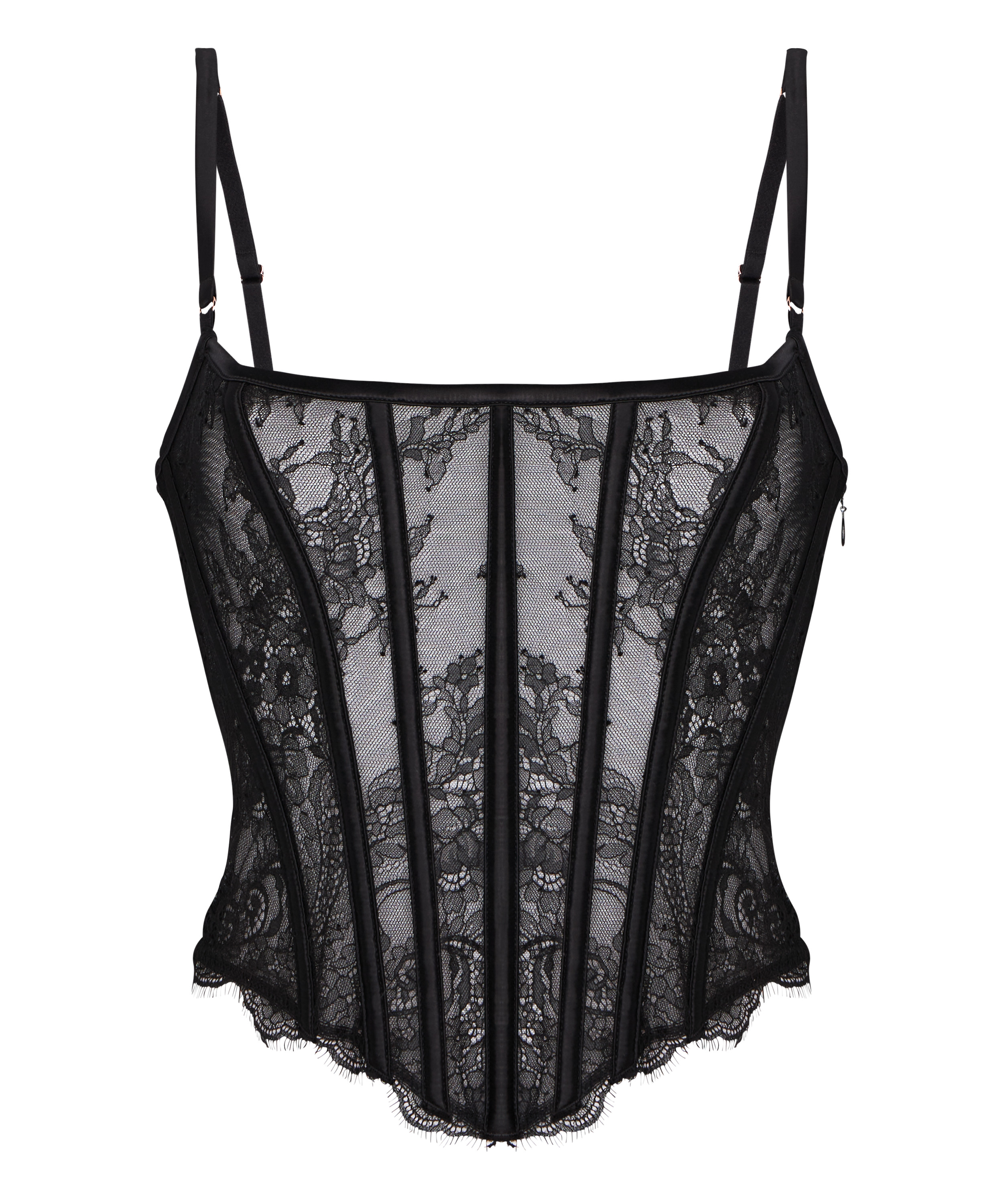 Bustier Sylvia, Czarny, main