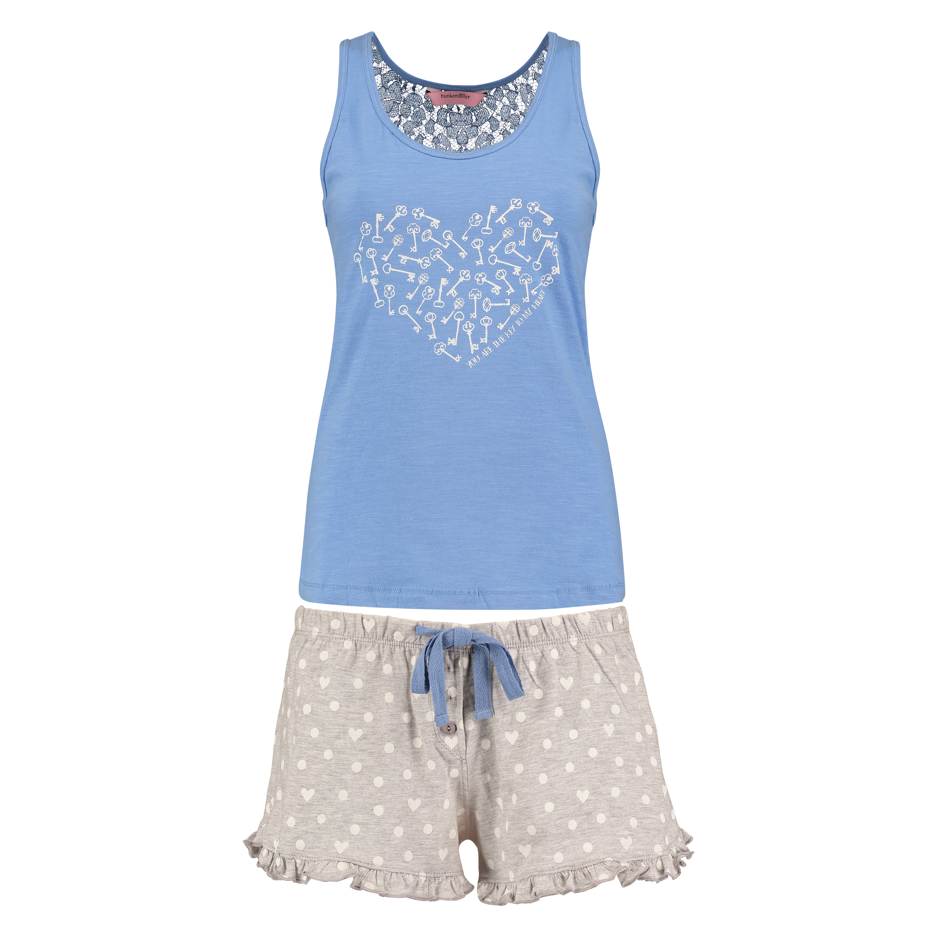 Pyjama set Jessica, Niebieski, main