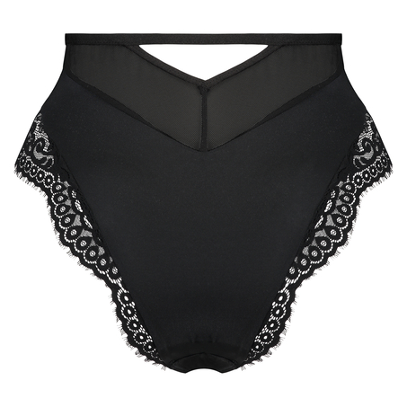 Cardi high Brazilian, Czarny