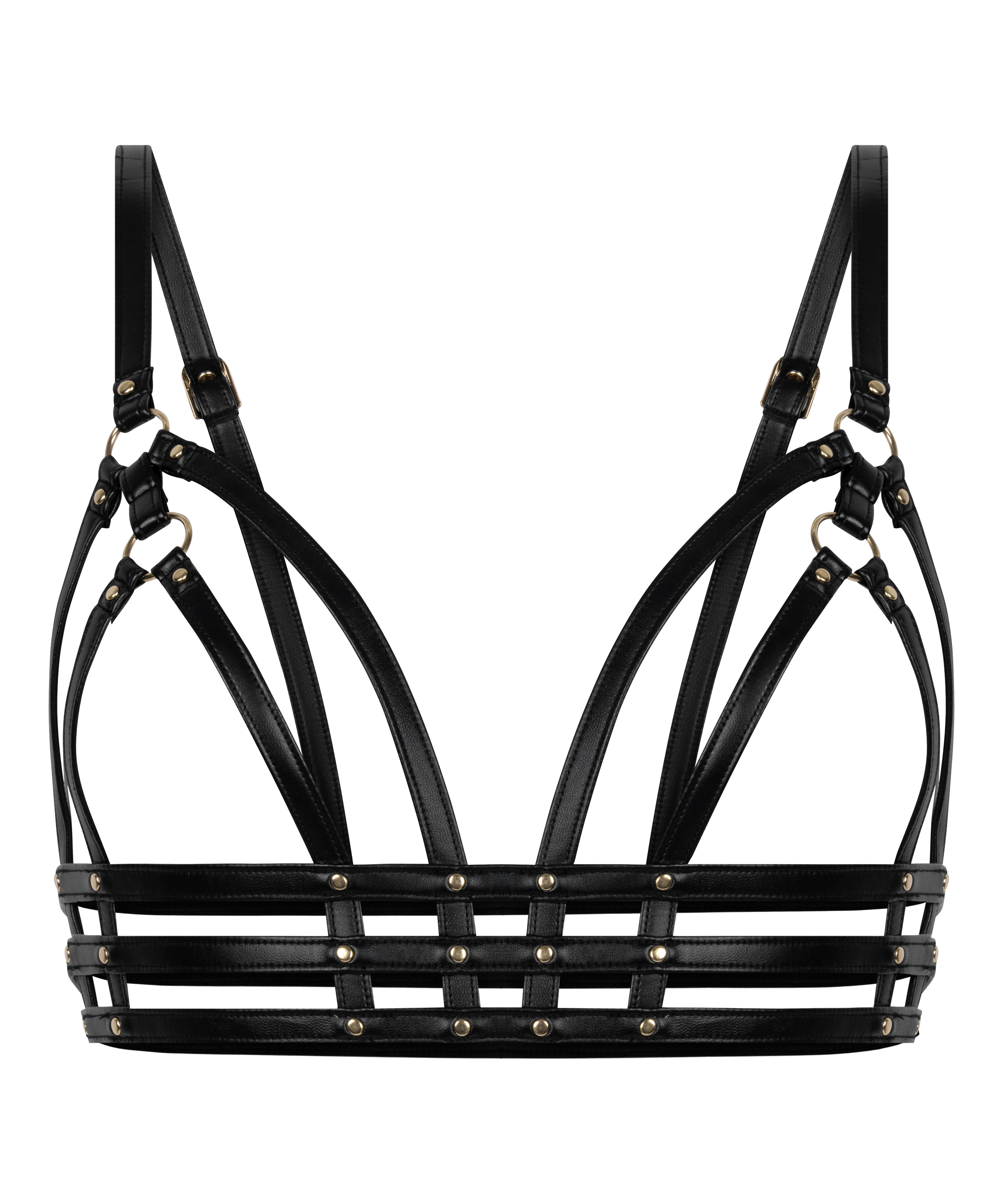 Biustonosz bralette Cross, Czarny, main