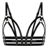 Biustonosz bralette Cross, Czarny