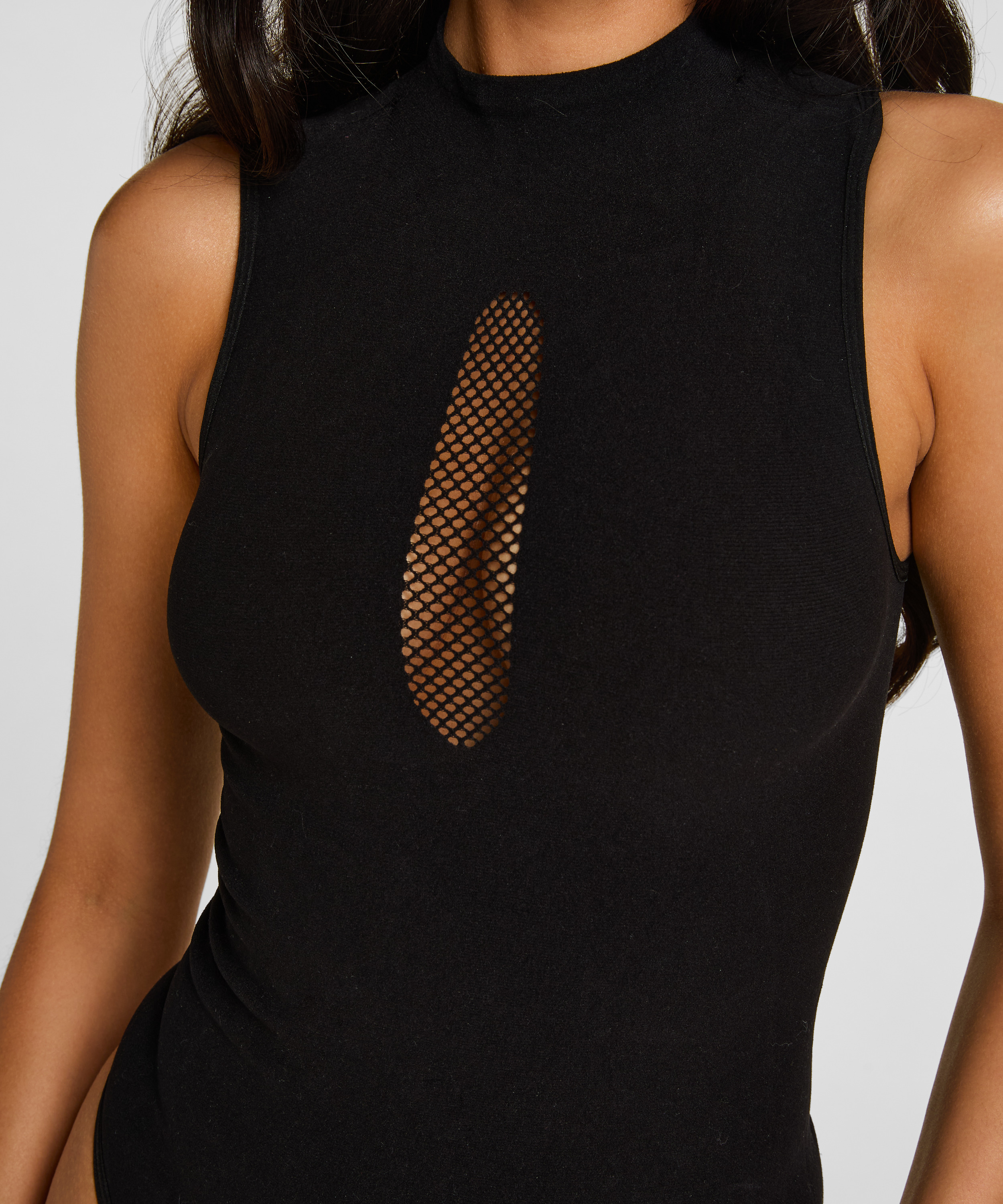 Body Fishnet, Czarny, main