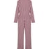 Pyjama Set Poplin Ruffle, R&oacute;żowy