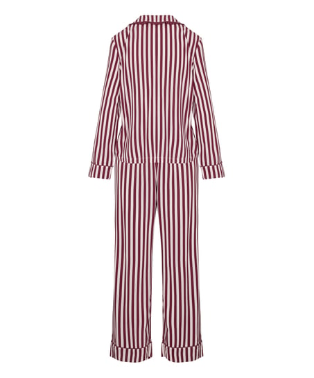 Pyjama Set Poplin Ruffle, R&oacute;żowy