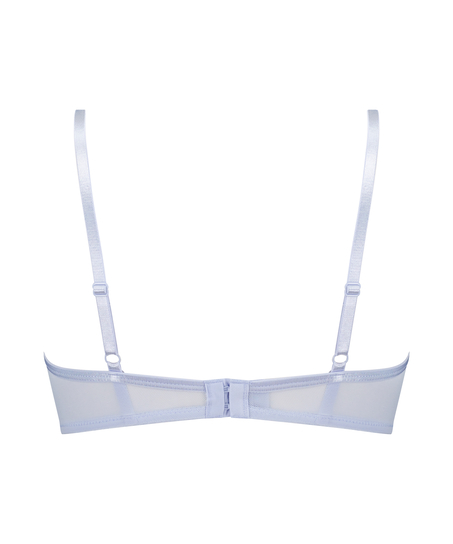 Usztywniany biustonosz z fiszbinami Olivia, Niebieski