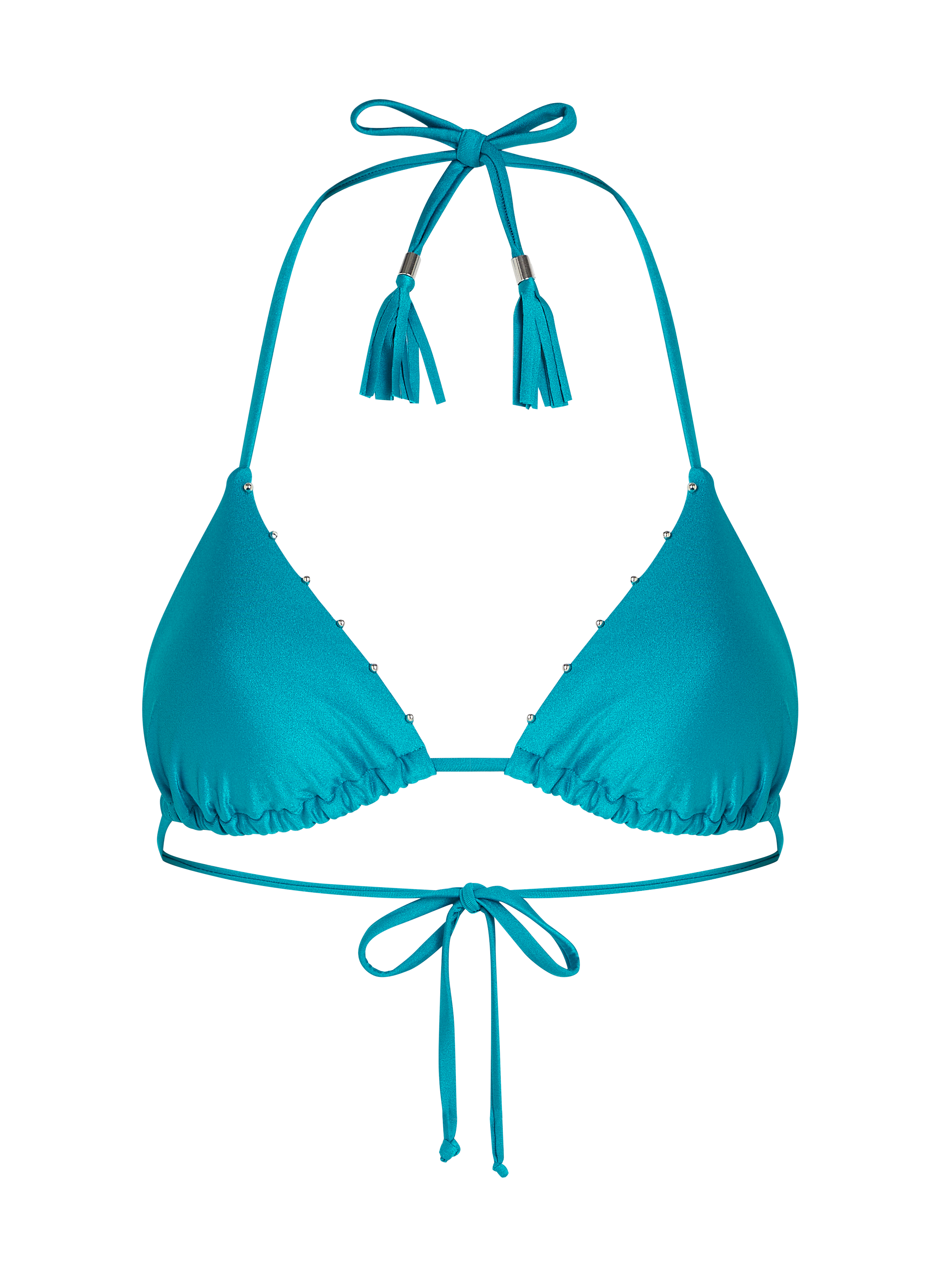 Tr&oacute;jkątna g&oacute;ra od bikini Aqua, Zielony, main