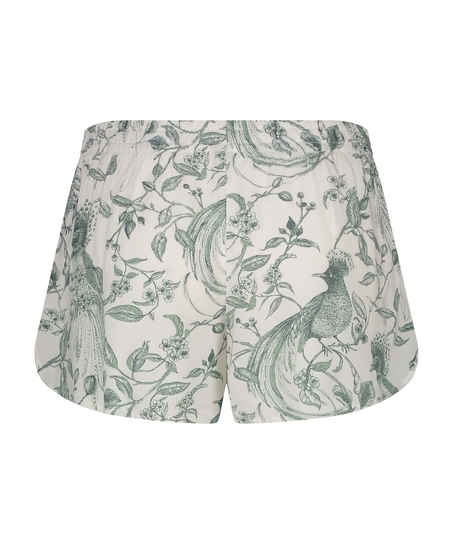 Szorty piżamowe, Biały