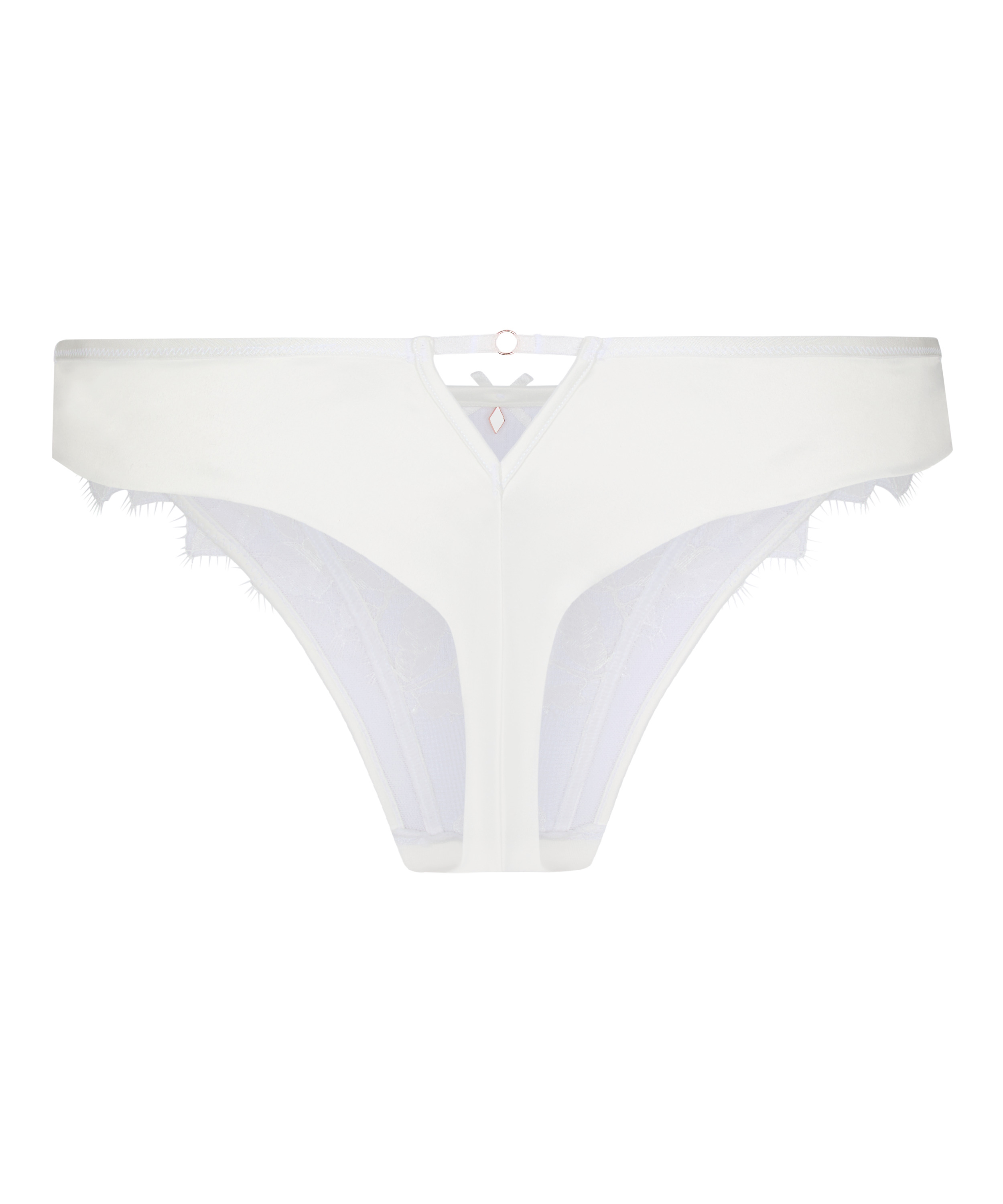 Stringi z Wysokim Wycięciem Millie, Biały, main