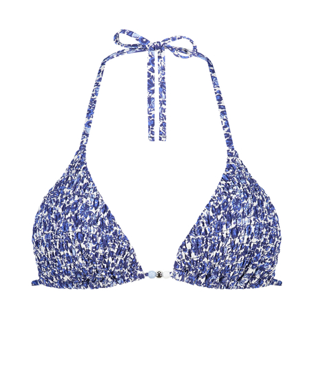 Tr&oacute;jkątna g&oacute;ra od bikini Lobos, Niebieski