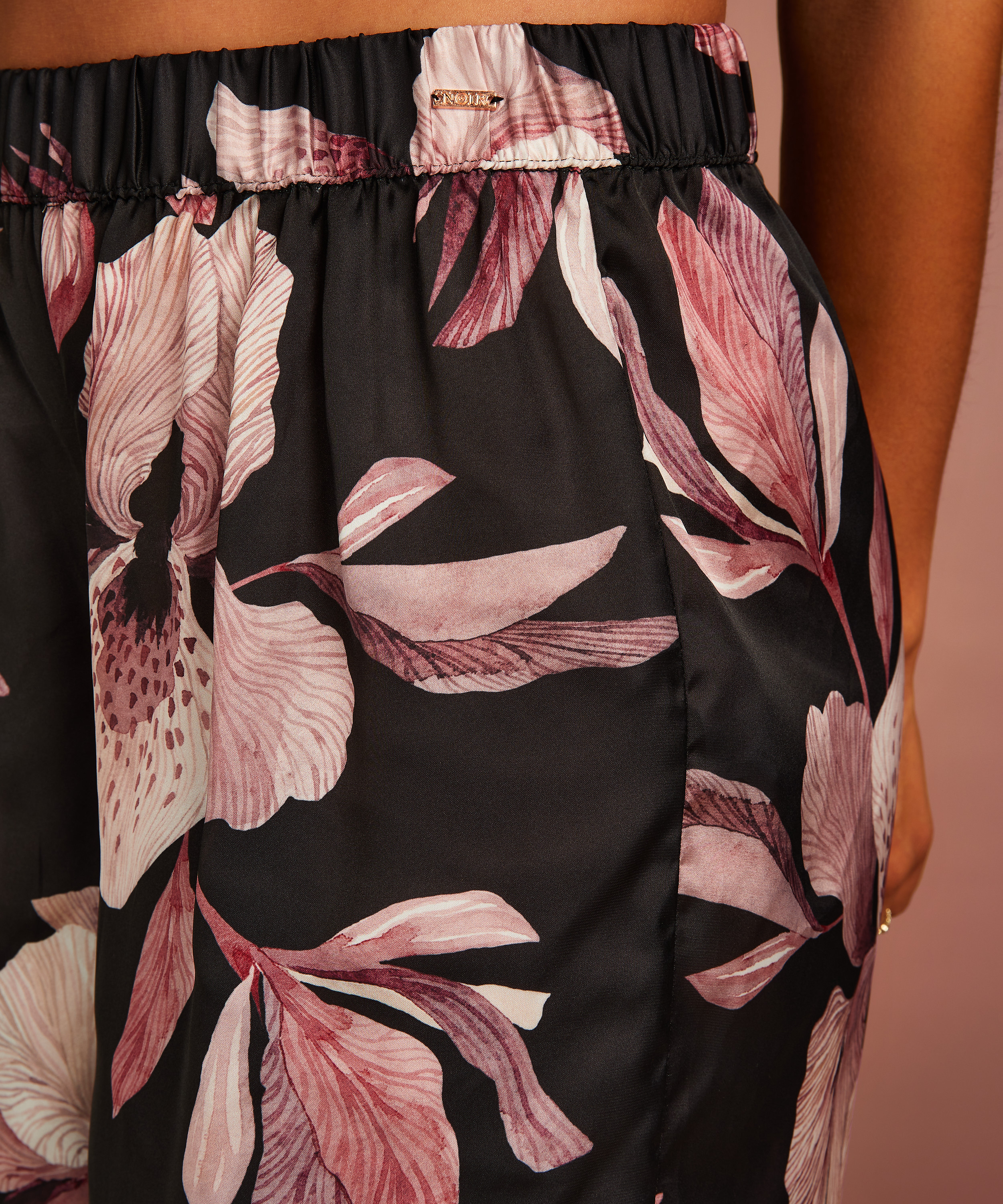 Spodnie palazzo, Czarny, main