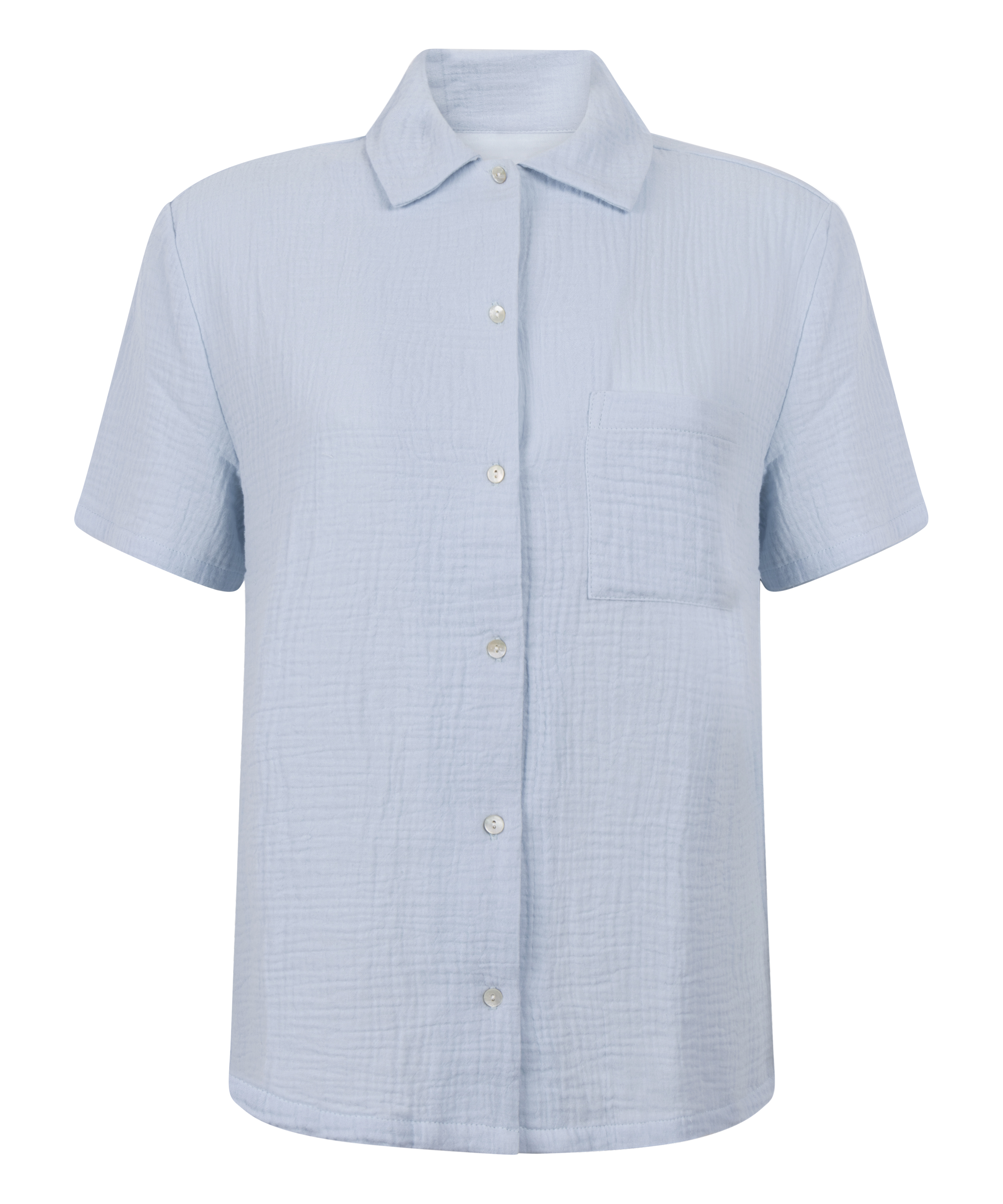 Muślinowa narzutka, Niebieski, main