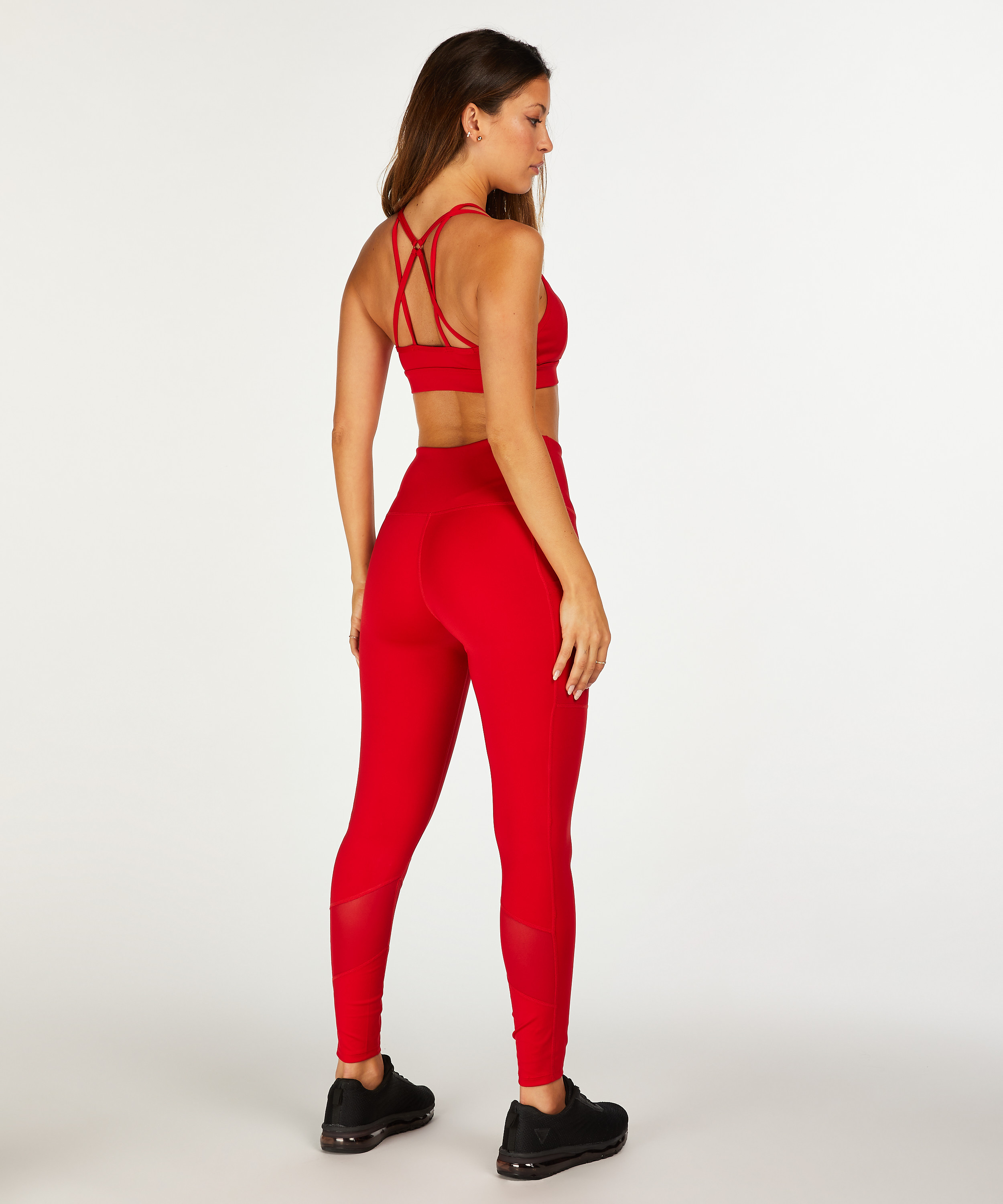 Sportowy biustonosz HKMX The Nadi - poziom 1, Czerwony, main