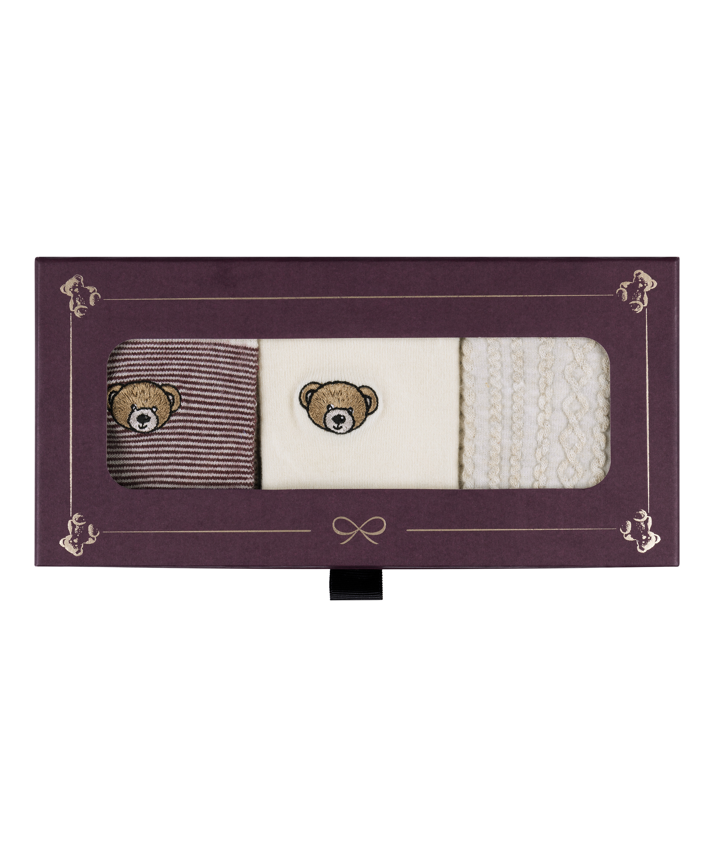 3 pary skarpet Giftpack, Biały, main