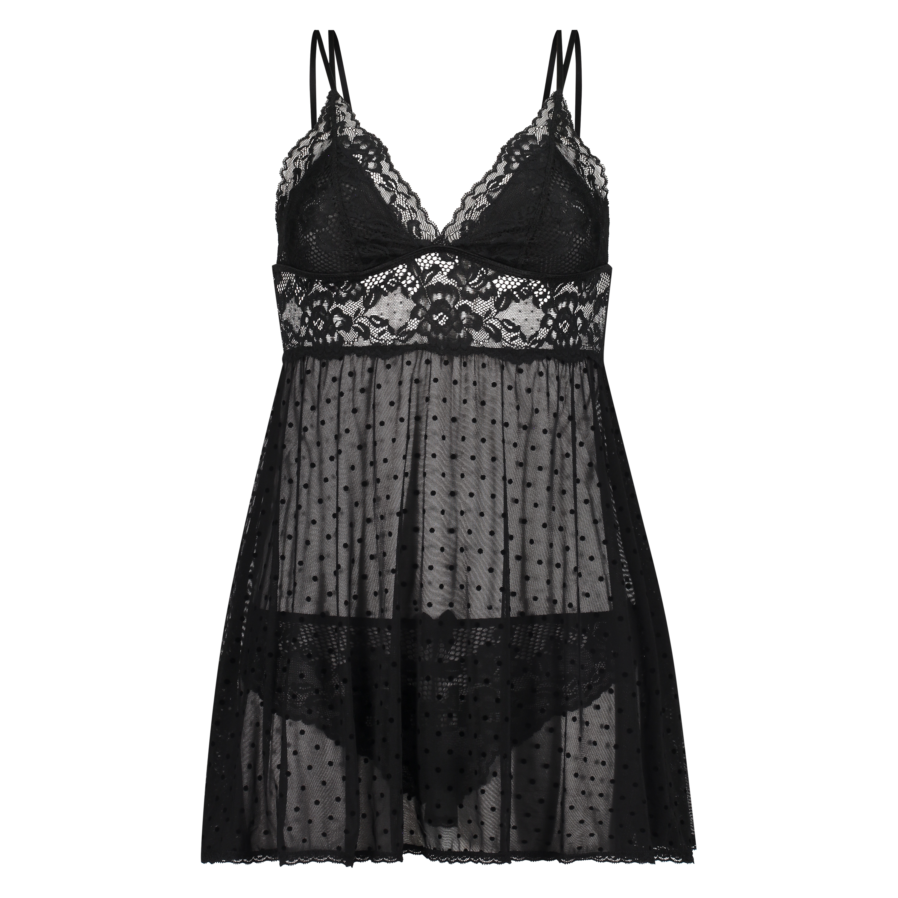 Babydoll Beatriz, Czarny, main