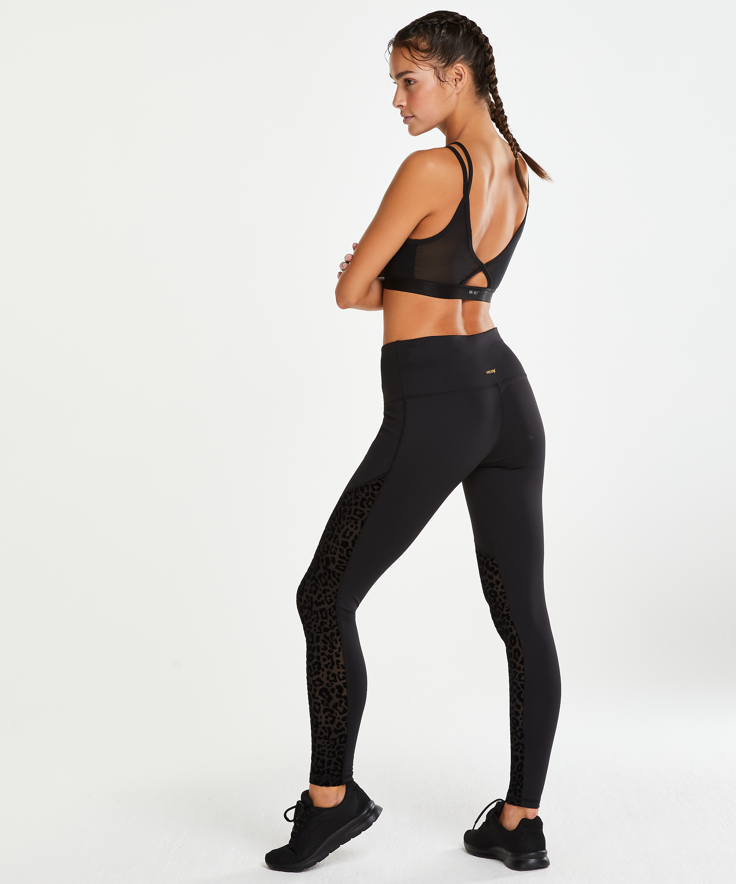 HKMX Biustonosz sportowy The Twist, Czarny, main