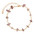 Bransoletka z kamieniami, Różowy