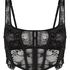 Biustonosz bralette Julia, Czarny