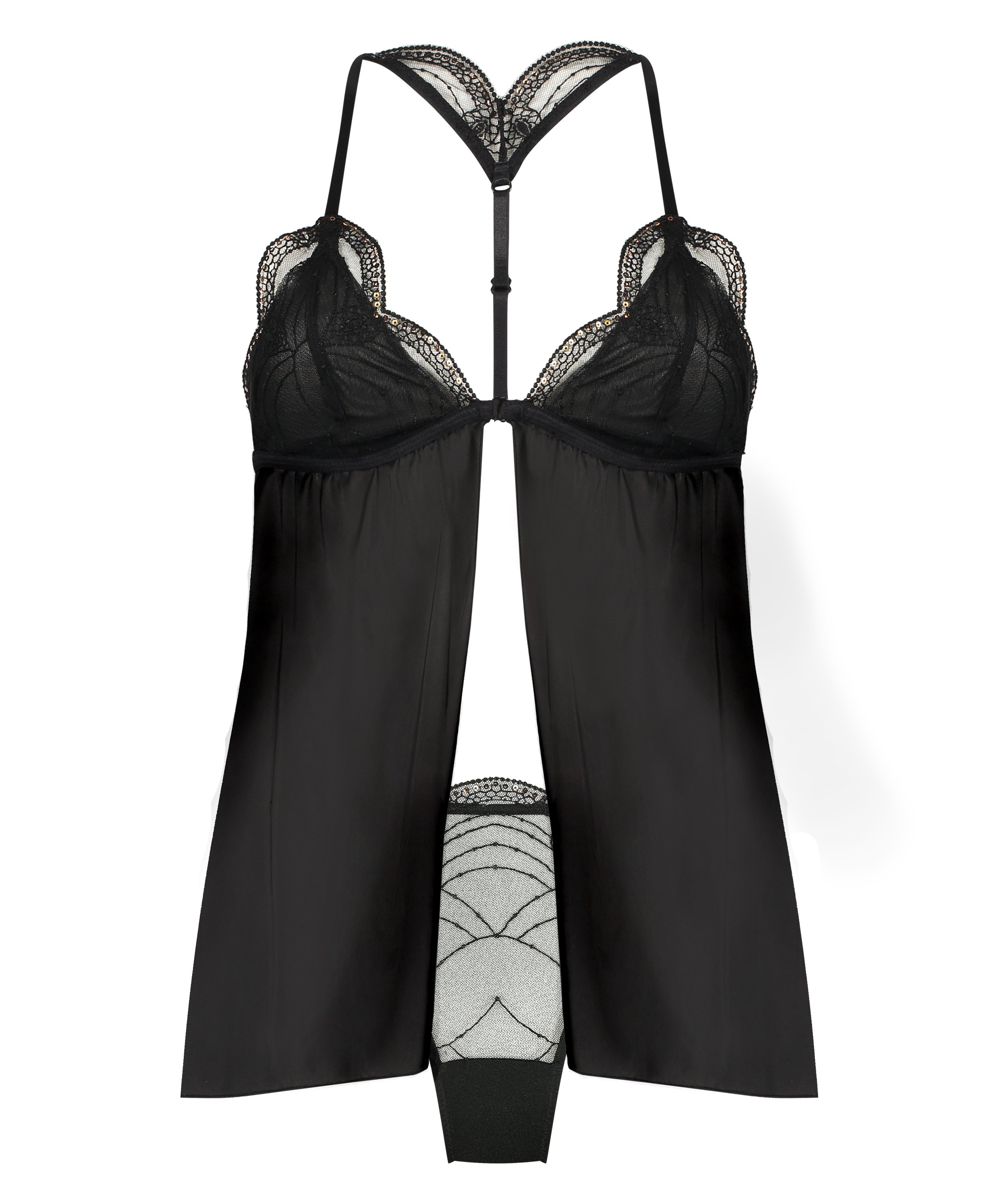 Babydoll Ruby, Czarny, main