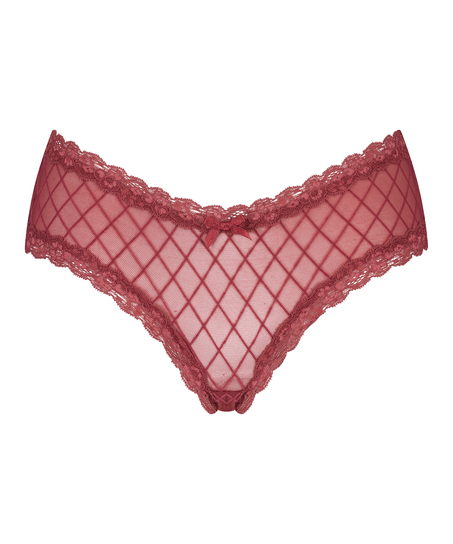 Brazyliany V-shape Mesh, Czerwony