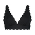 G&oacute;ra od bikini typu tr&oacute;jkąt Scallop, Czarny
