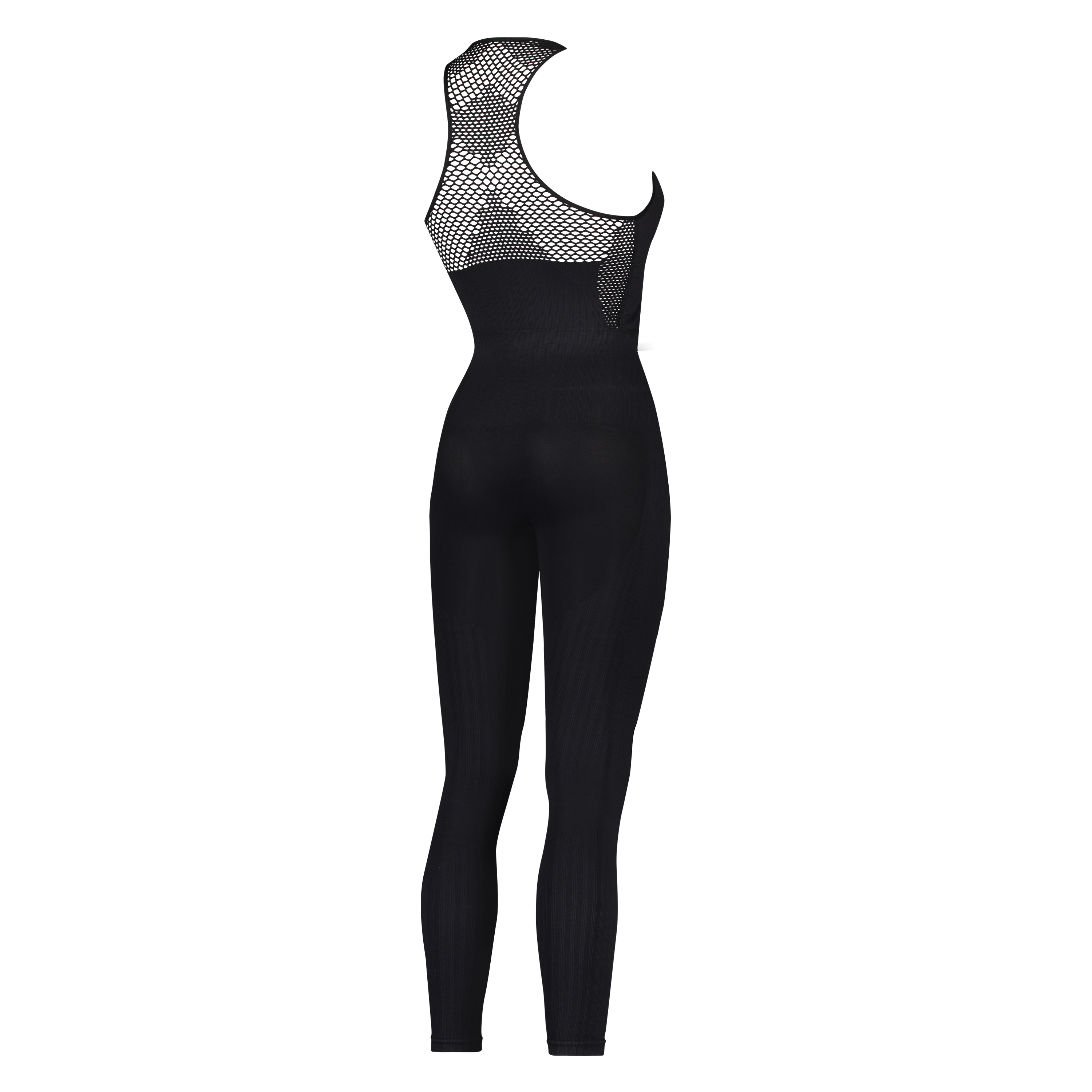 HKMX Round Knit Onesie, Czarny, main