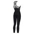 HKMX Round Knit Onesie, Czarny