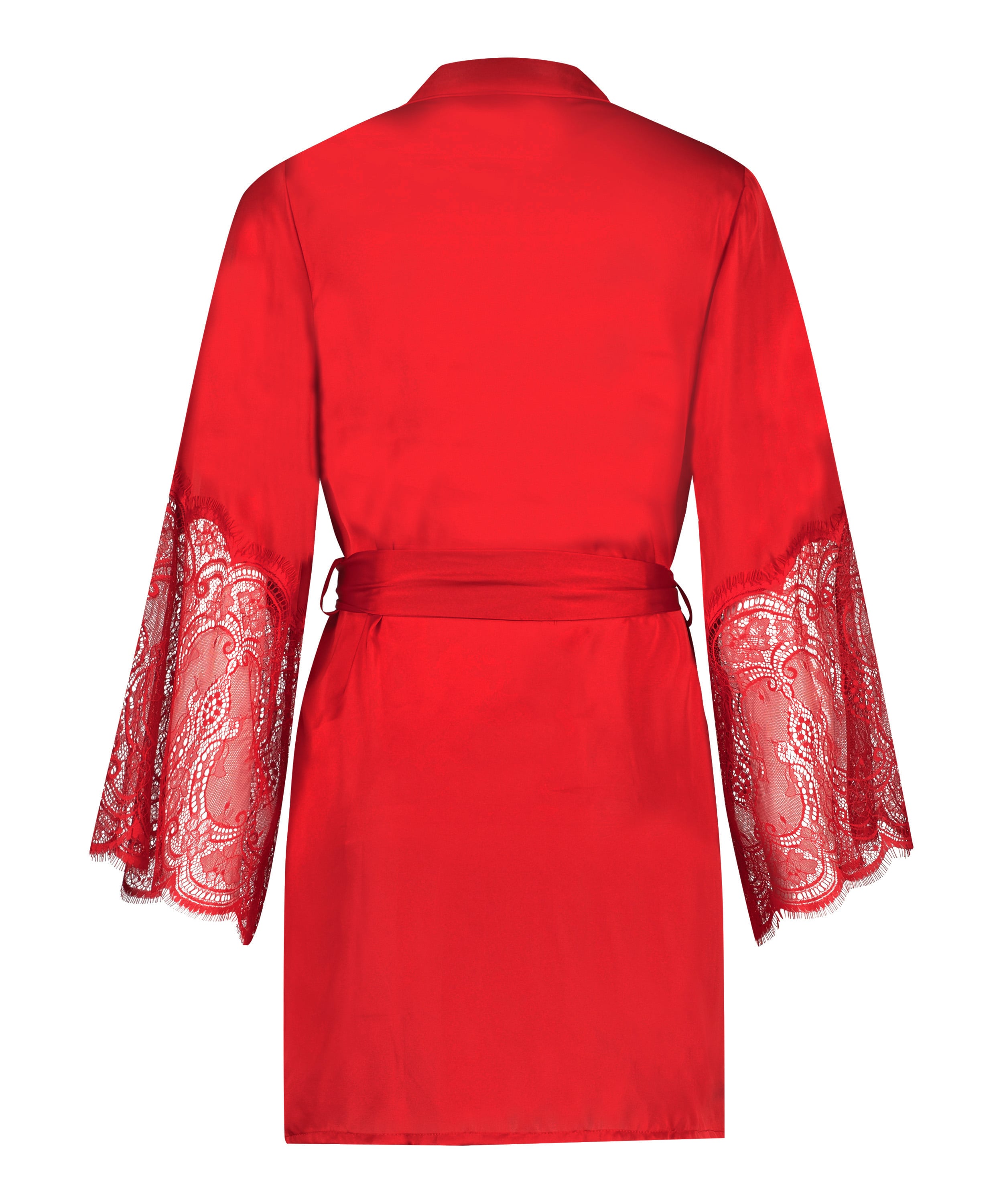 Kimono Satin Lace, Czerwony, main