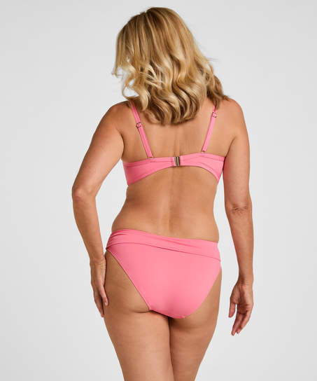 Nieusztywniona g&oacute;ra od bikini z fiszbinami Luxe, R&oacute;żowy