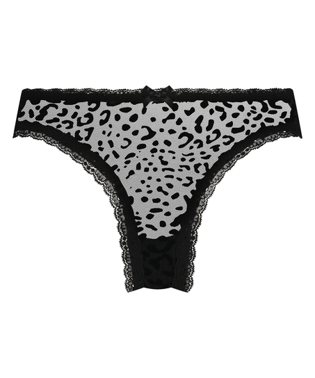 Brazyliany V-shape Mesh, Czarny
