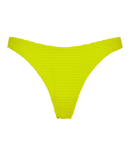 Figi bikini z wysokim wycięciem Glow, Szary