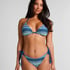 Top od bikini Cali Highleg, Niebieski