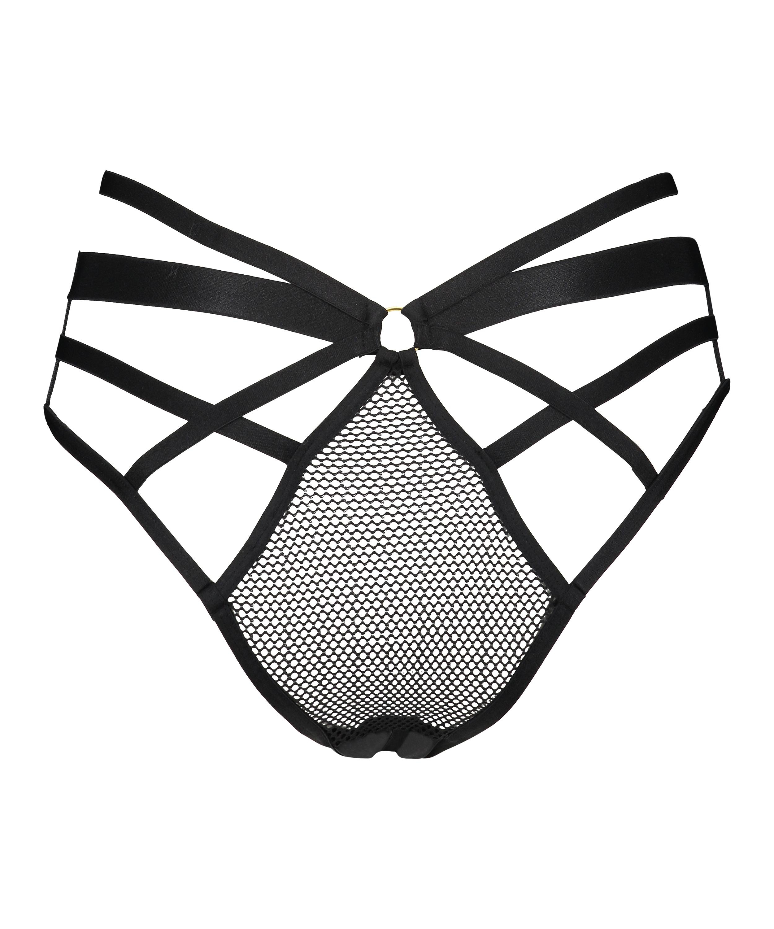 Brazyliany z otwartym krokiem Sting, Czarny, main