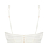 Biustonosz bralette Akelai, Biały